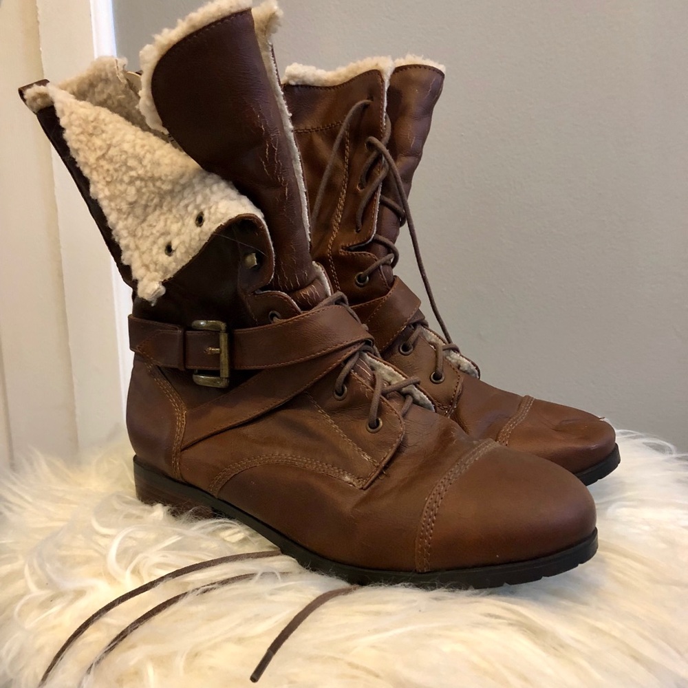 Vintage hiking boots